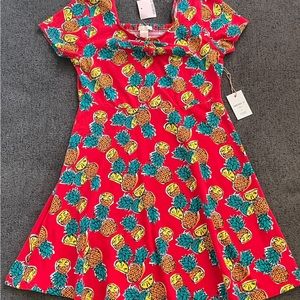 New, NWT, Forever 21 Kids Girls Pineapple Dress- 11/12  Super Cute, Never Worn.